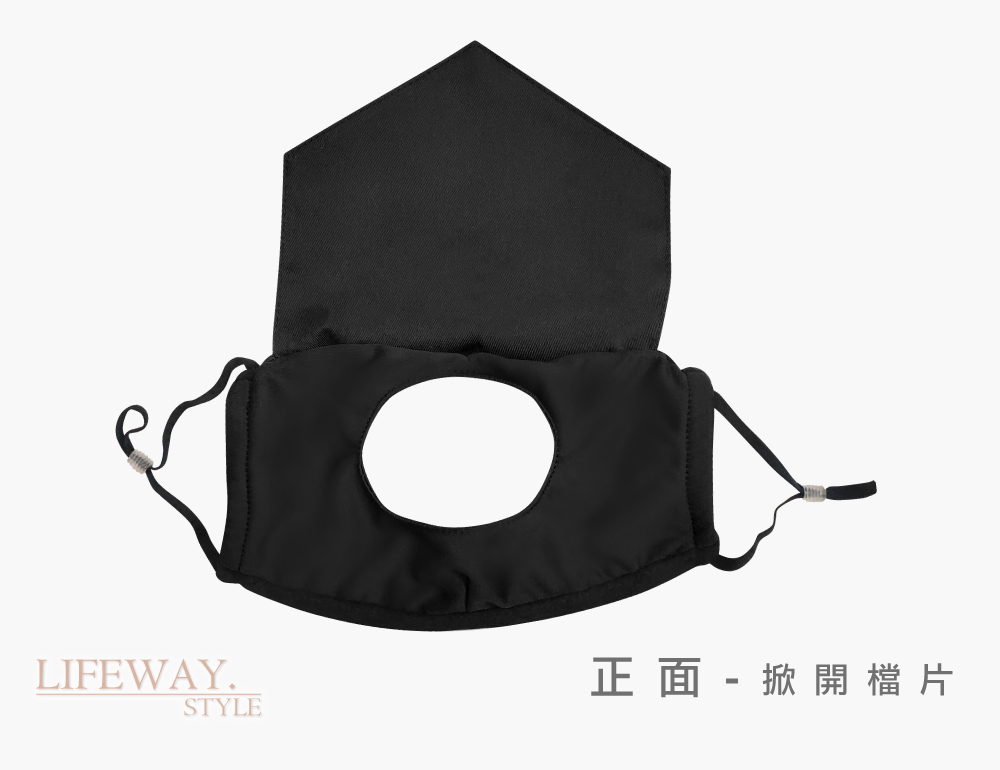 樂器口罩-直式吹奏專用款-黑-台灣創e家團體服